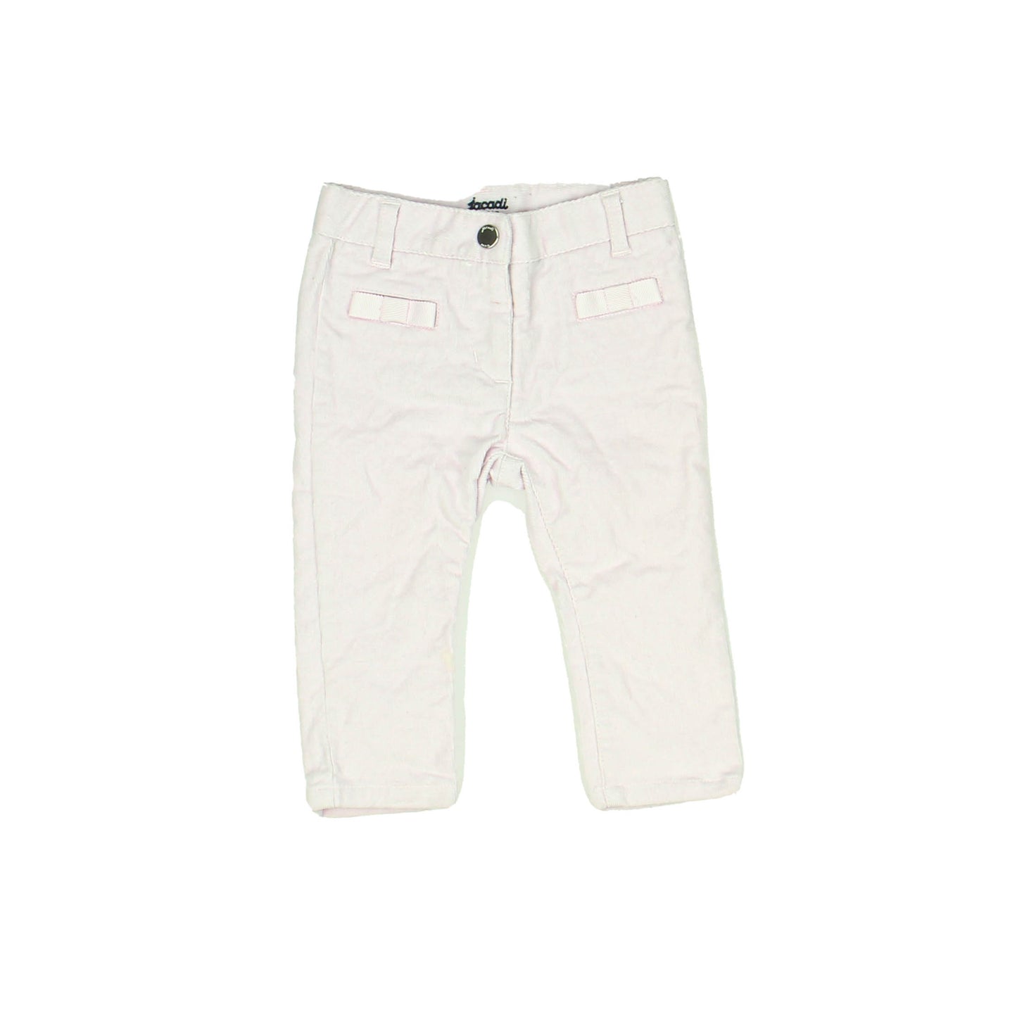 Jacadi Girls Pink Corduroy Pants Size: 12 Months Pink