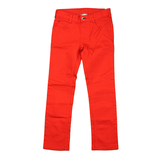 Jacadi Girls Red Jeans Size: Big Girl Red