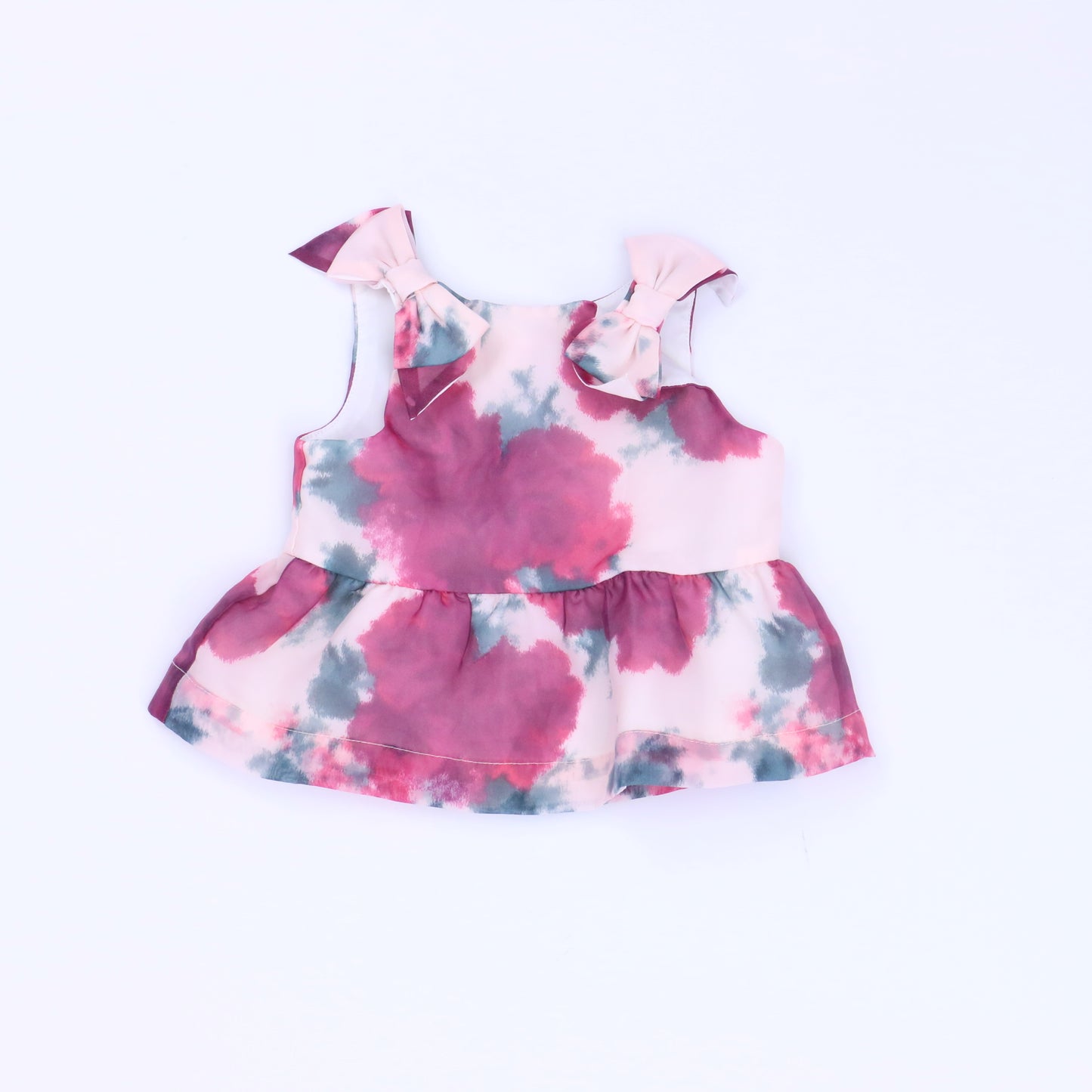Janie & Jack Girls Pink Blouse Size: 3-6 Months Pink