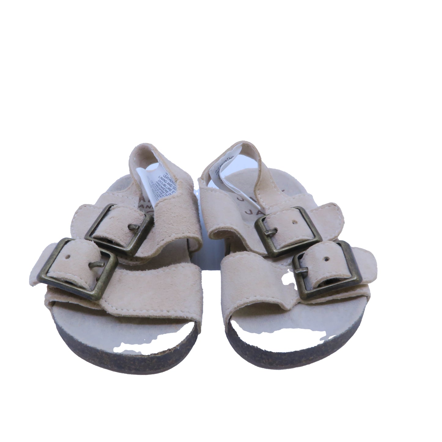 Janie and Jack Unisex Beige Sandals Size: 0-3 Months Beige