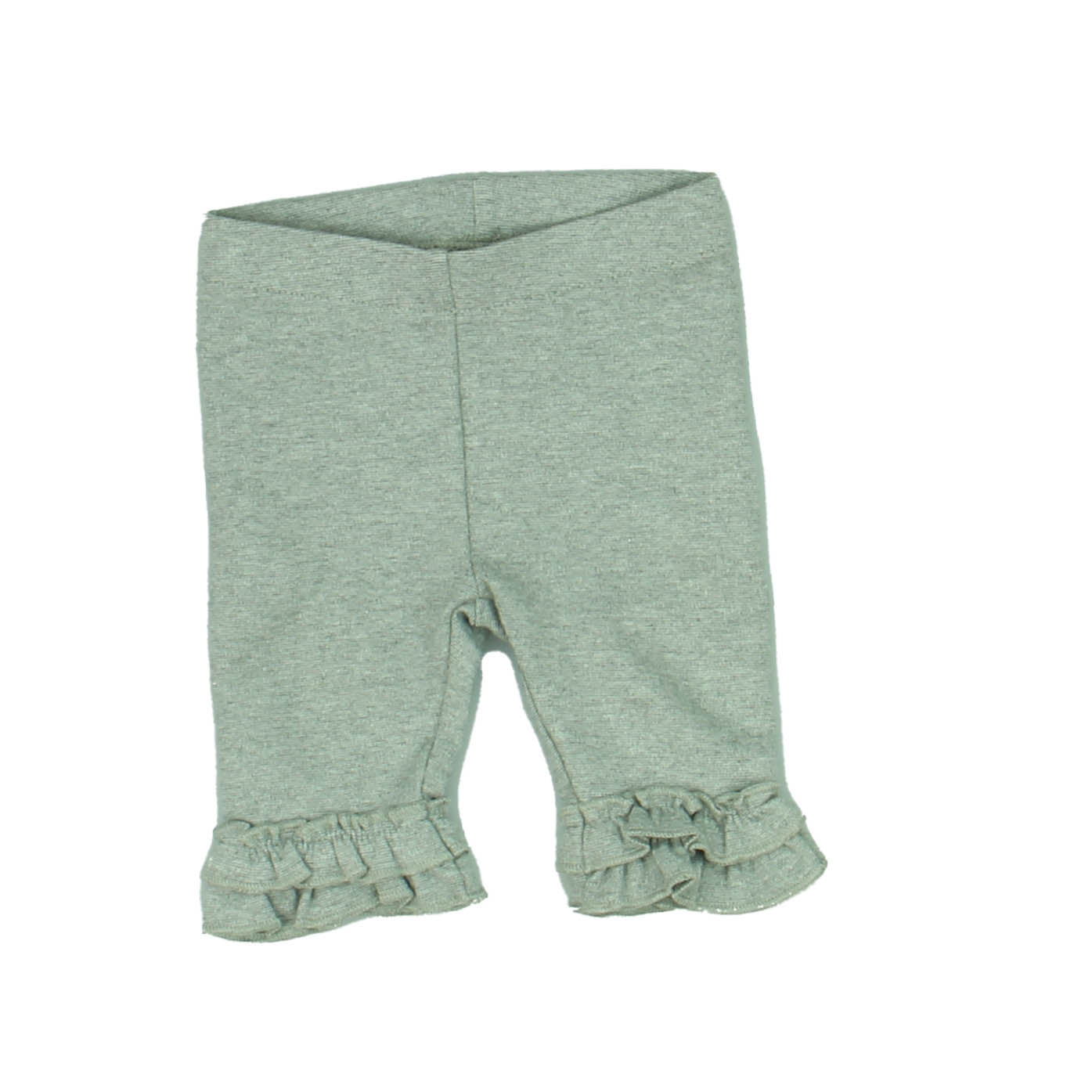 Janie and Jack Girls Gray Leggings Size: 0-3 Months Gray