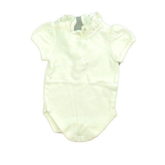 Janie and Jack Girls White Onesie Size: 0-3 Months White