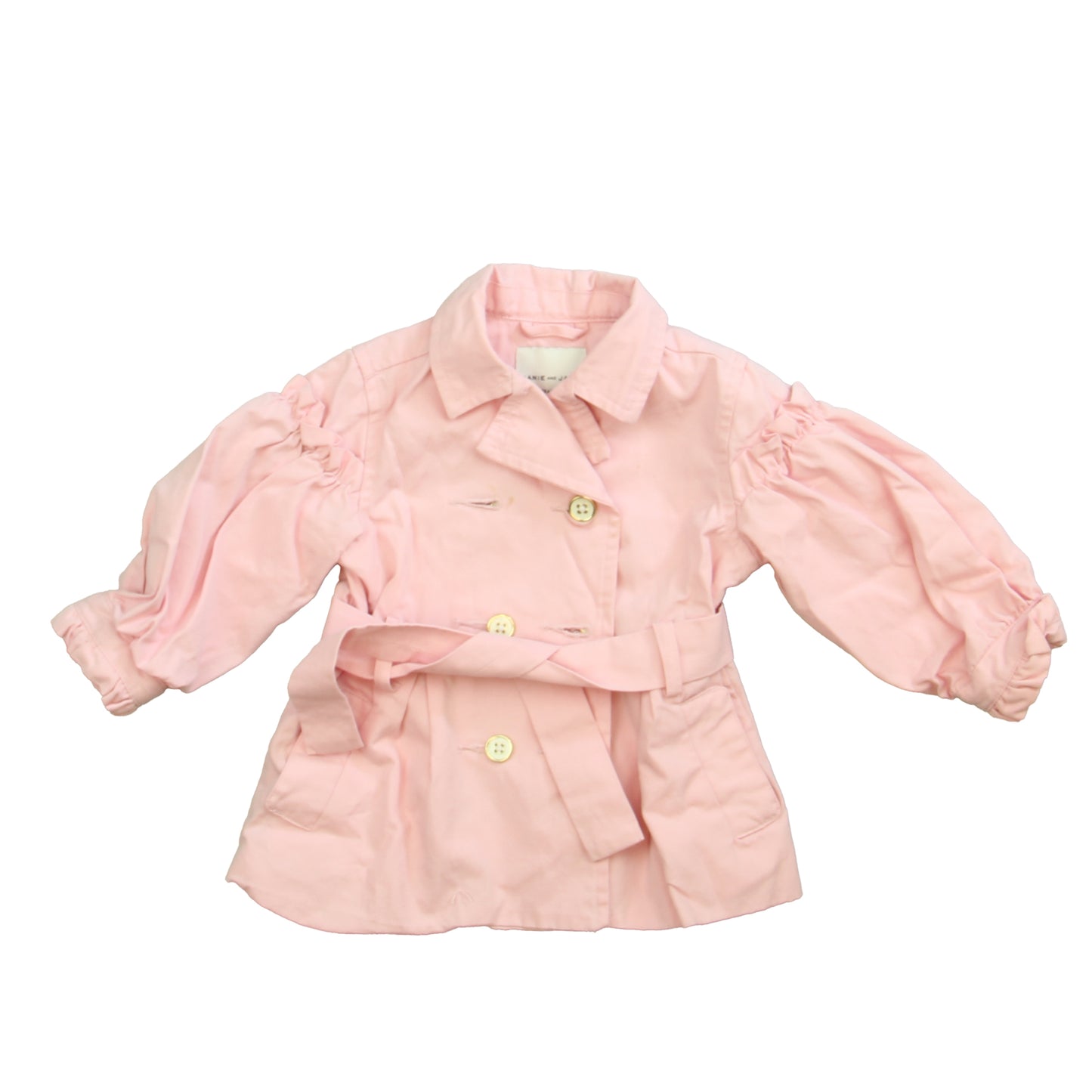 Janie and Jack Girls Pink Jacket Size: 12-18 Months Pink