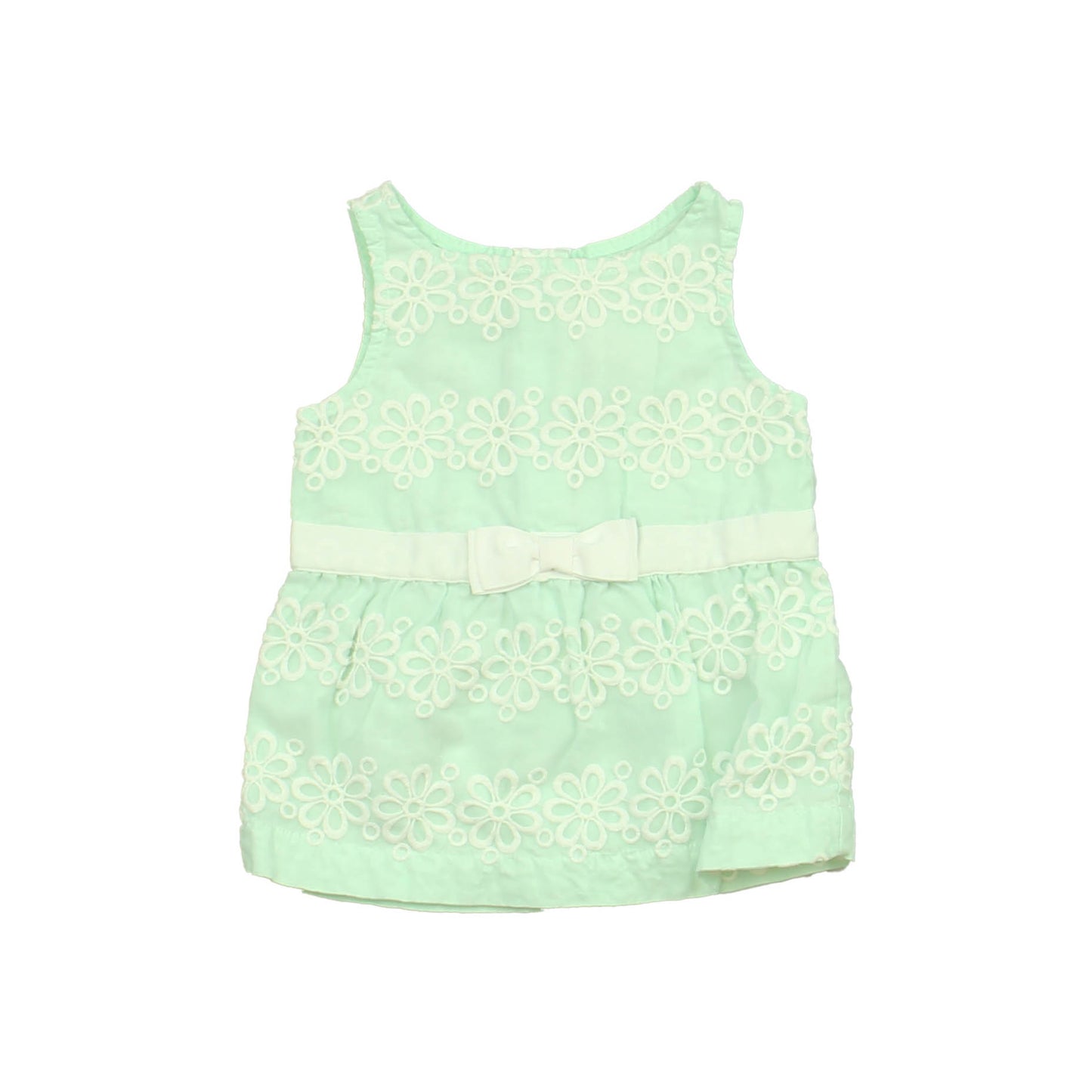 Janie and Jack Girls Sea foam Green Blouse Size: 12-18 Months Sea foam Green