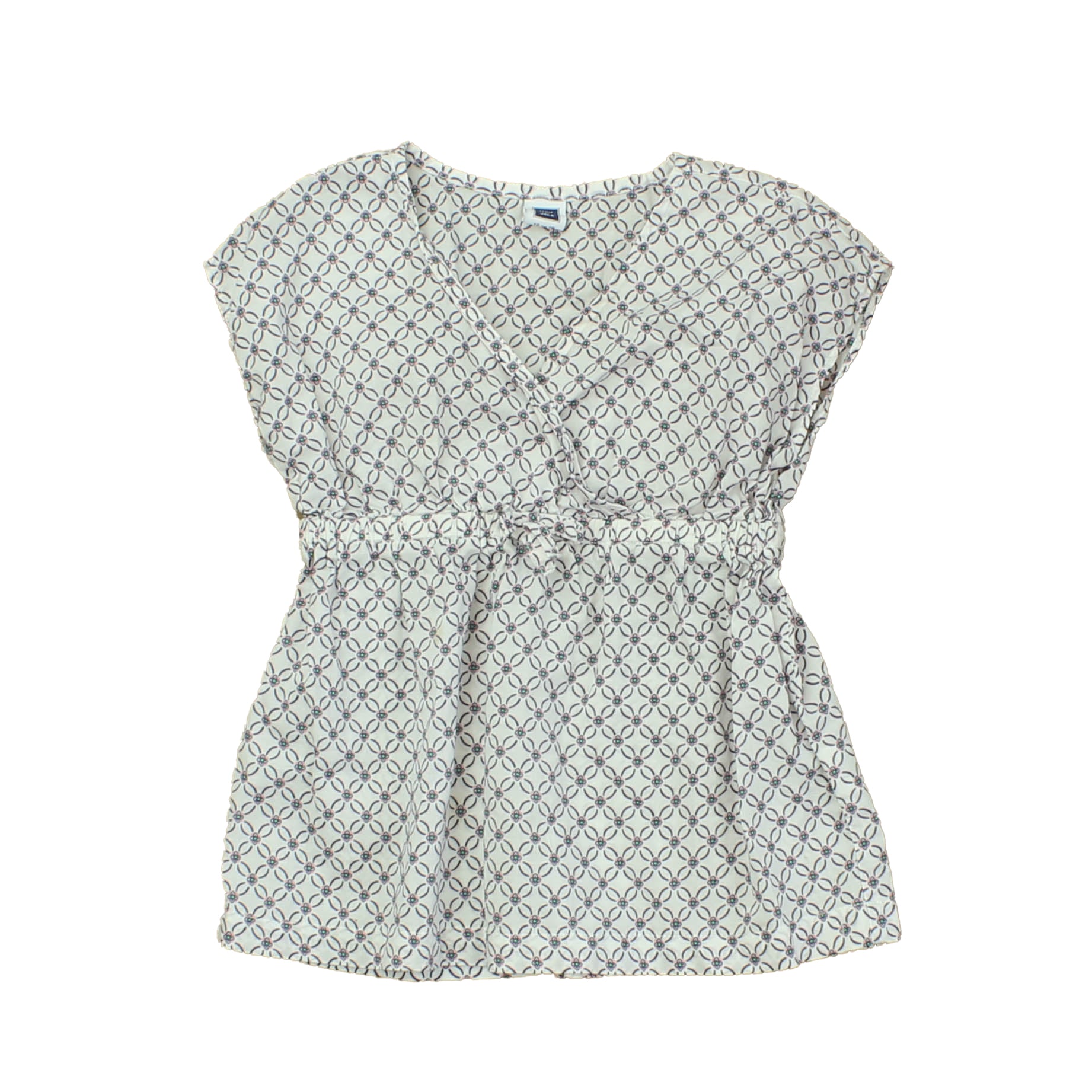 Janie and Jack Girls White | Black | Pink Dress Size: 12-18 Months White | Black | Pink