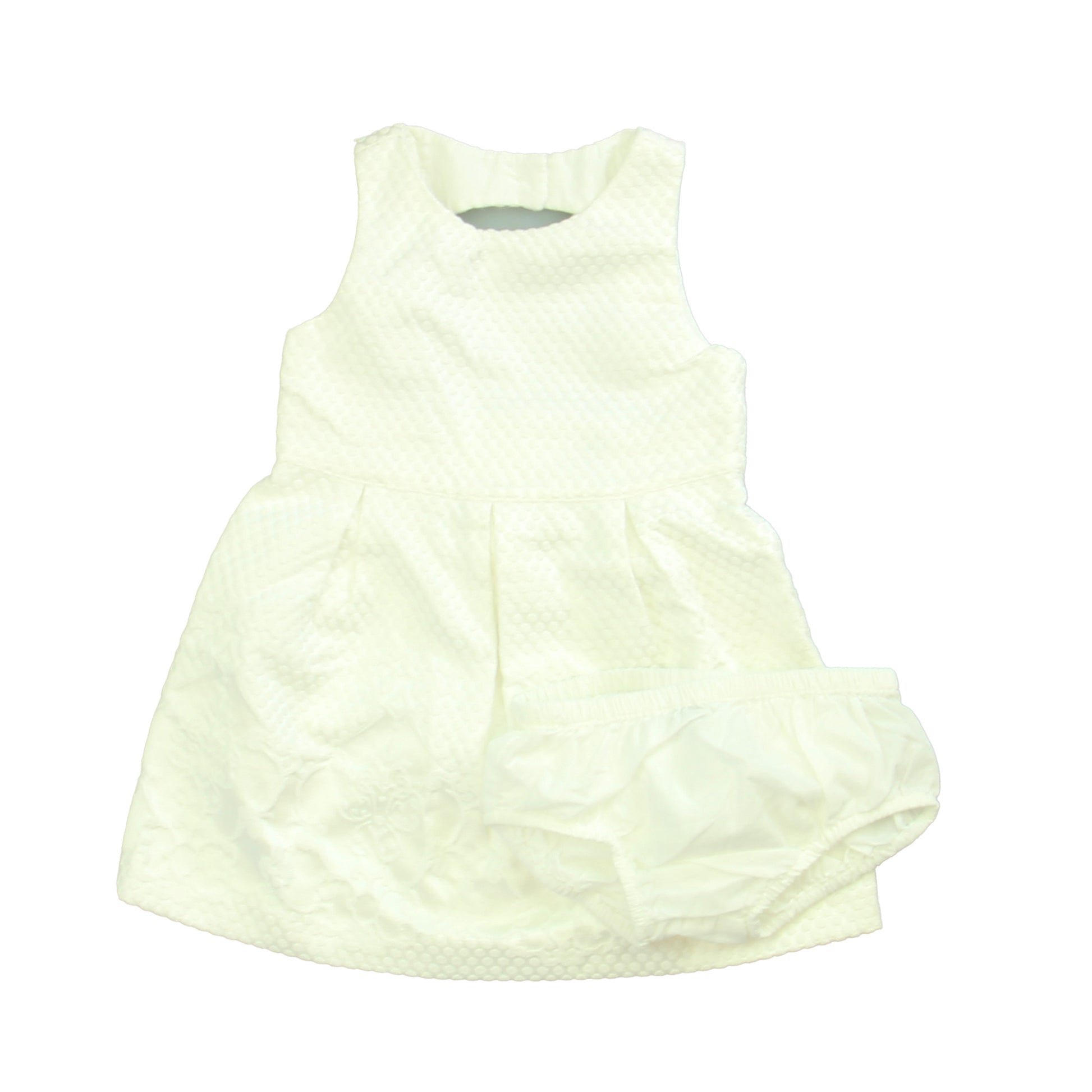 Janie and Jack Girls White Dress Size: 18-24 Months White