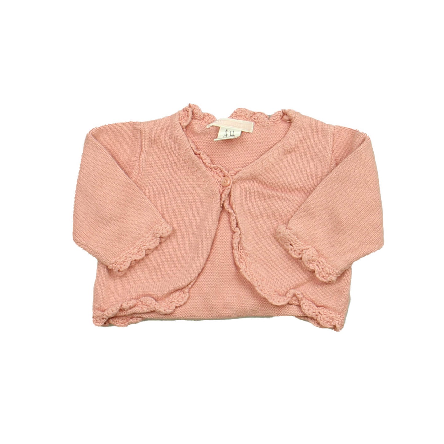 Janie and Jack Girls Pink Cardigan Size: 3-6 Months Pink
