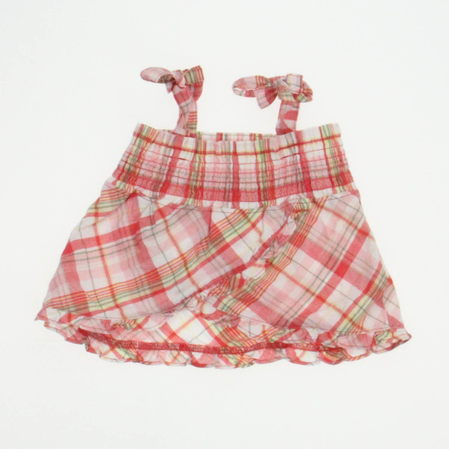 Janie and Jack Girls Plaid Dress Size: 3-6 Months Plaid