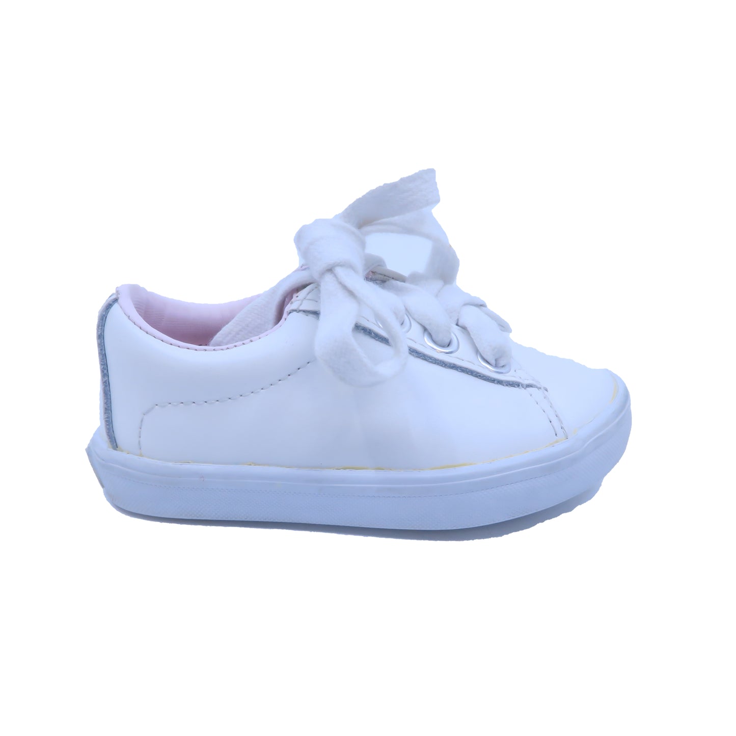 Janie and Jack Girls White Sneakers Size: 4 Infant White