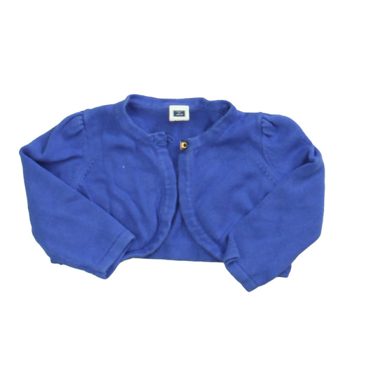 Janie and Jack Girls Blue Cardigan Size: 6-12 Months Blue