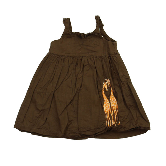 Janie and Jack Girls Brown Dress Size: 6-12 Months Brown