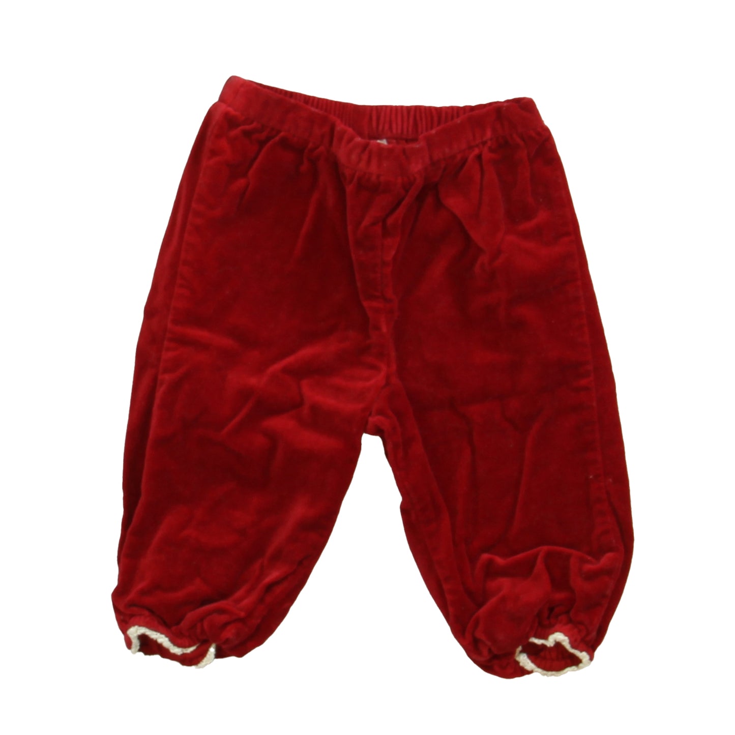 Janie and Jack Girls Red Pants Size: 6-12 Months Red