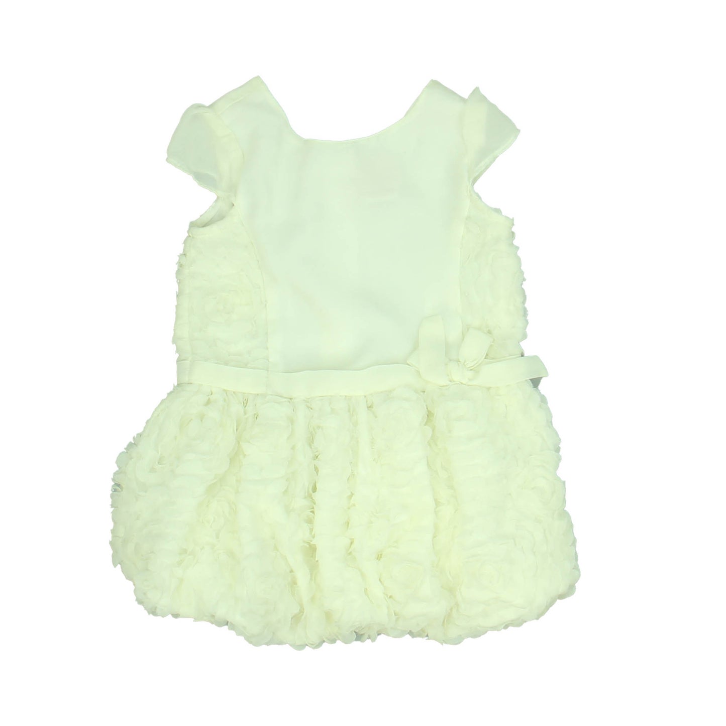 Jillain's Closet Girls Ivory Special Occasion Dress Size: 18 MOnths Ivory