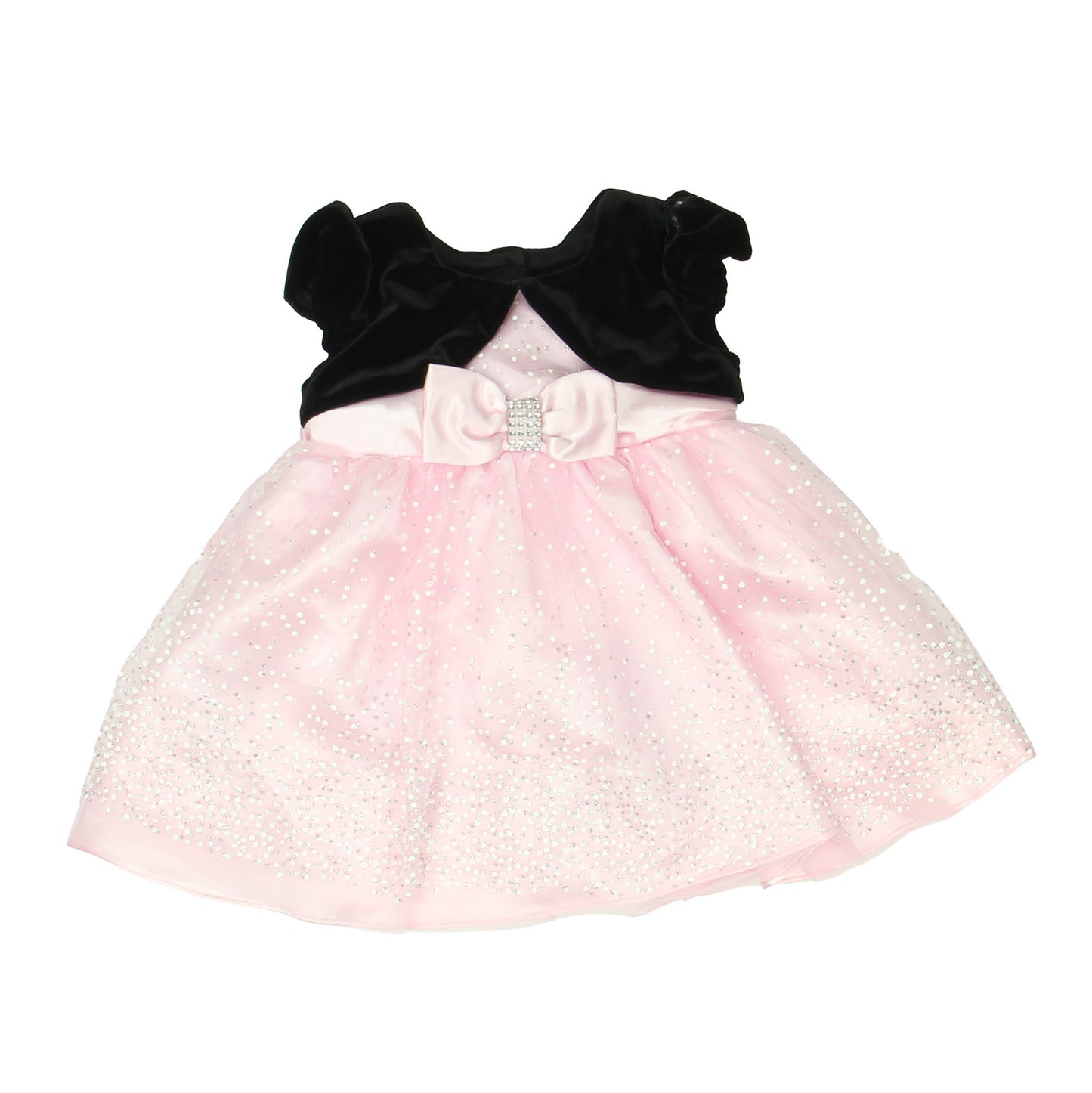 Jona Michelle Girls Black | Pink Special Occasion Dress Size: 18 Months Black | Pink