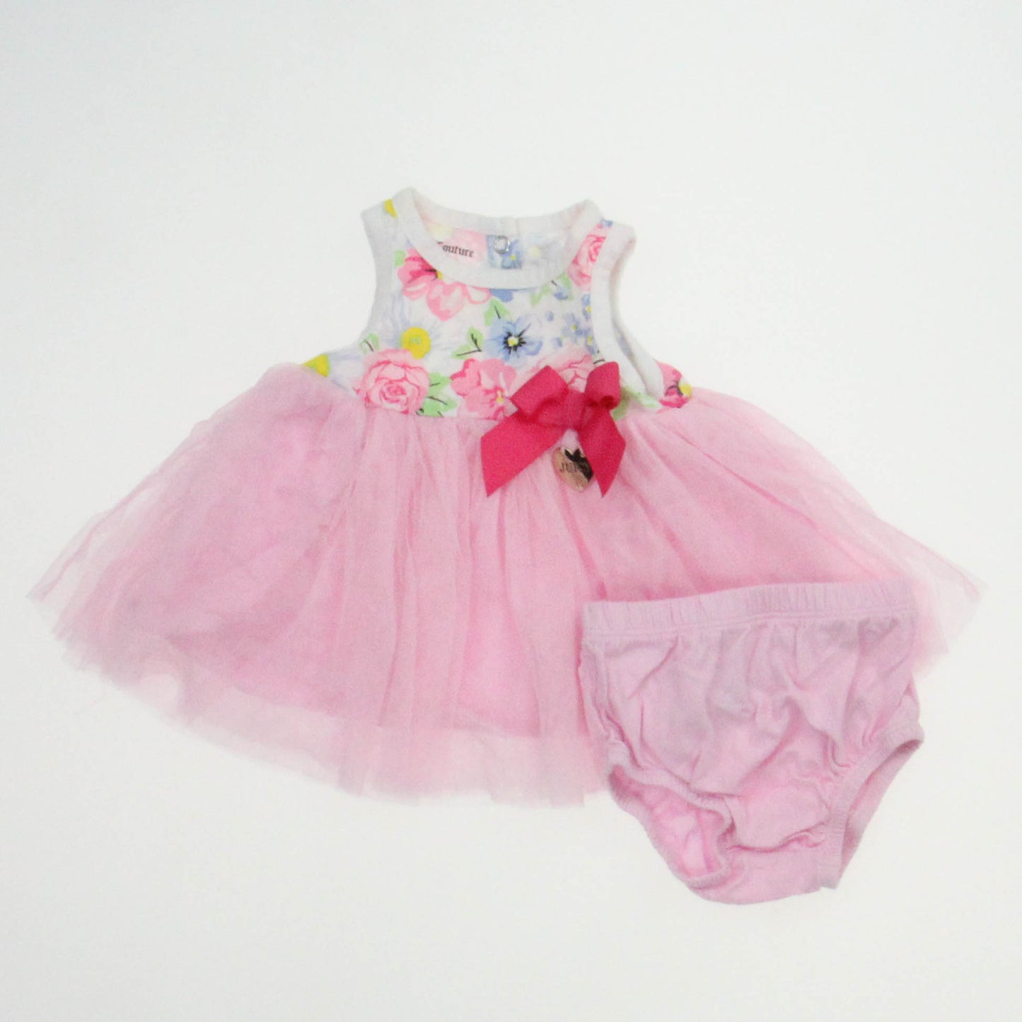 Juicy Couture Girls Pink | Floral | Multi | Juicy Apparel Sets Size: 0-3 Months Pink | Floral | Multi | Juicy