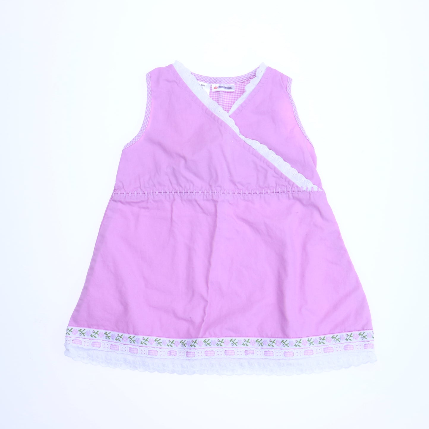 Kid Connection Girls Purple Dress Size: 12 Months Purple
