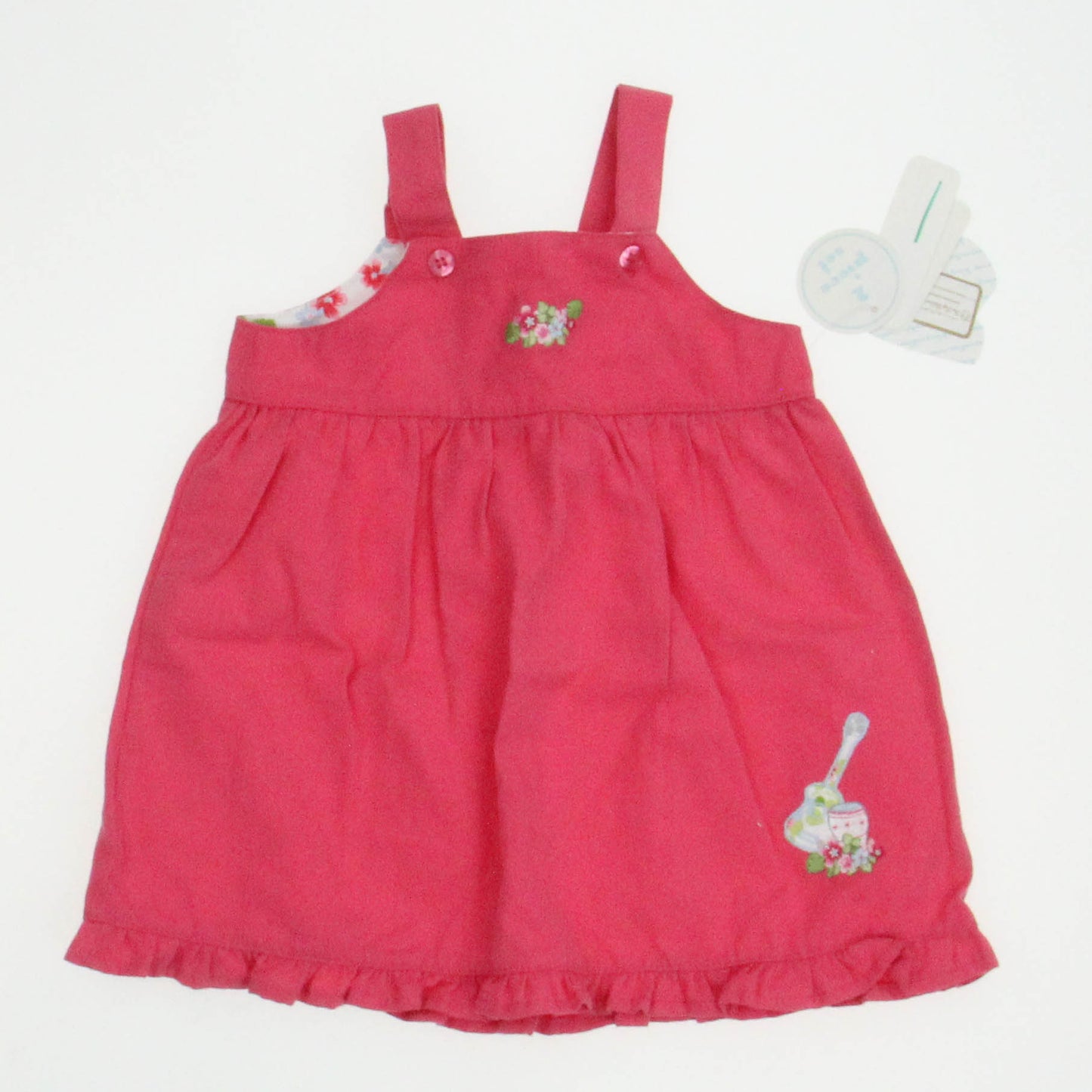 Kissy Kissy Girls Pink Dress Size: 6-9 Months Pink