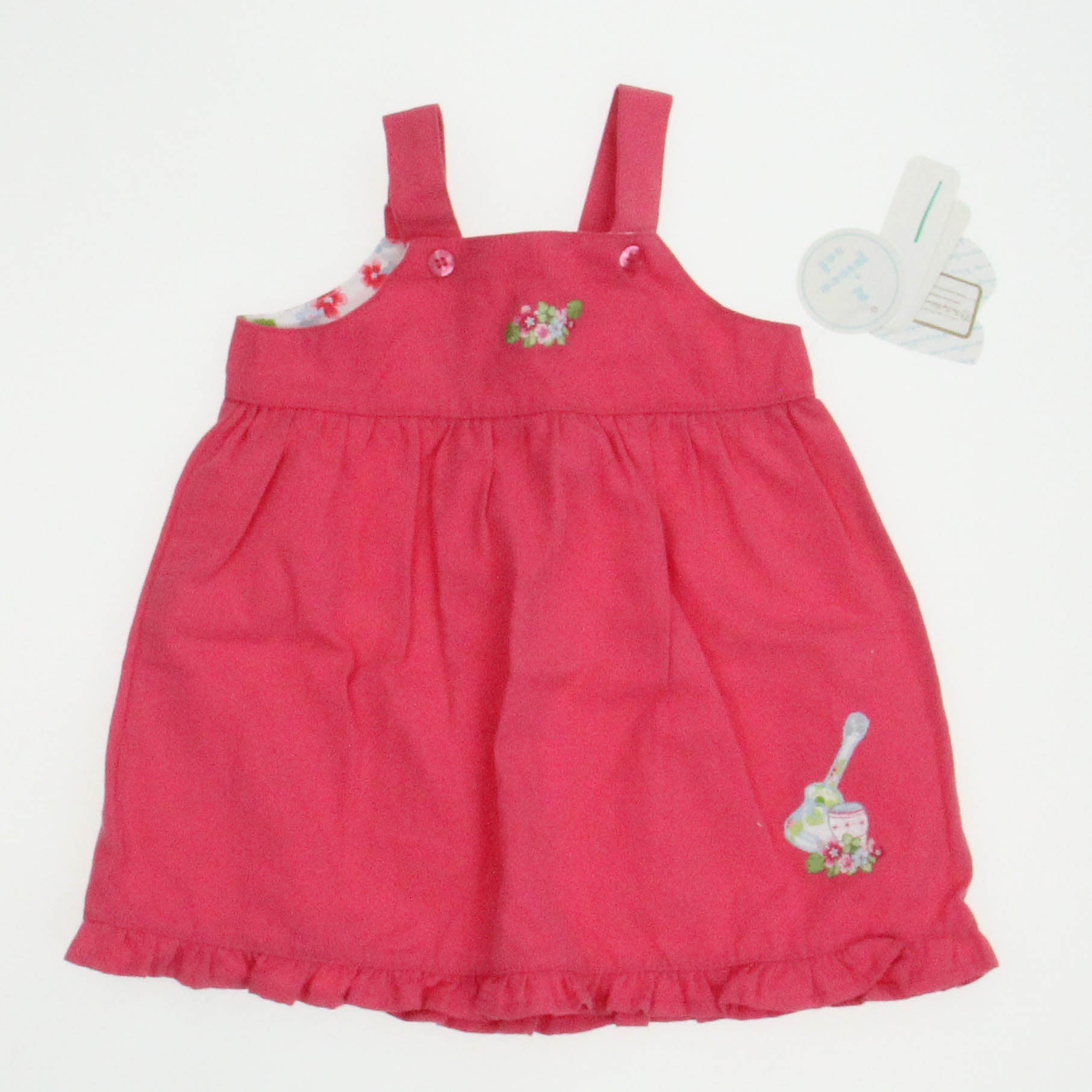 Kissy Kissy Girls Pink Dress Size: 6-9 Months Pink