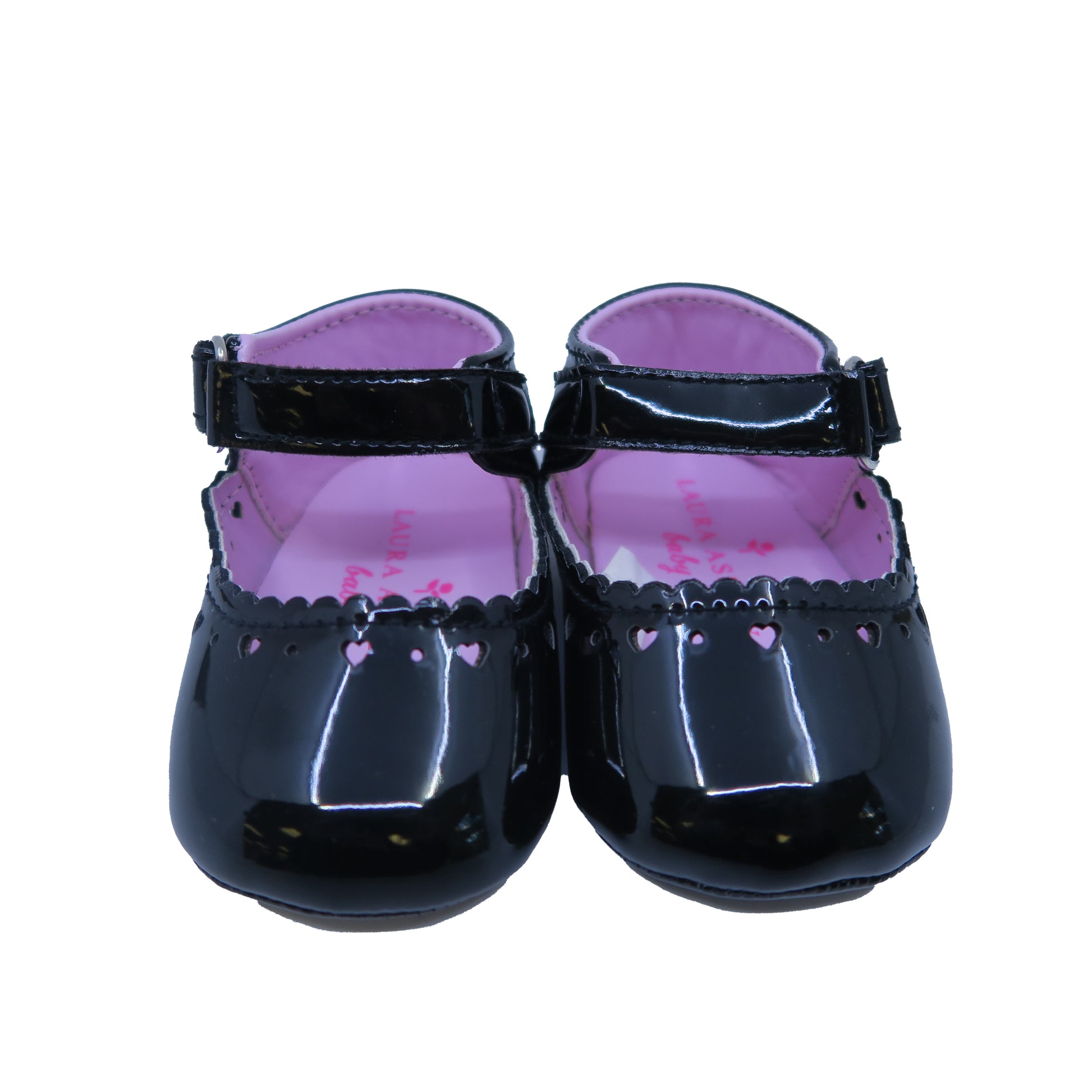 Laura Ashley Girls Black Shoes Size: 2 Infant Black