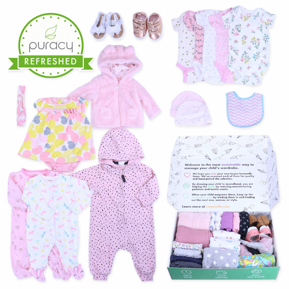 Layette Box Girls Girls Layette Gift Bundles Size: 0-12 Month *choose size* Girls