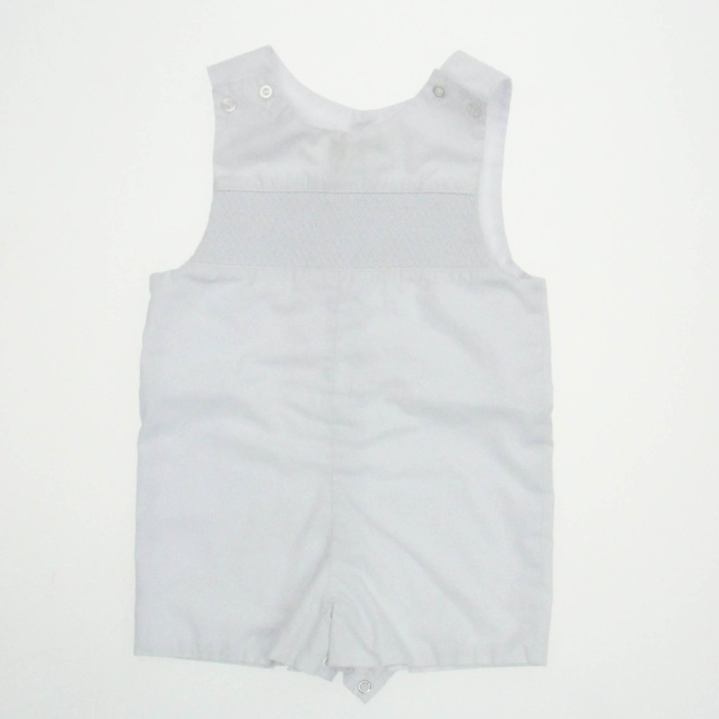 Le' Za Me Girls White Overall Shorts Size: 12 Months White