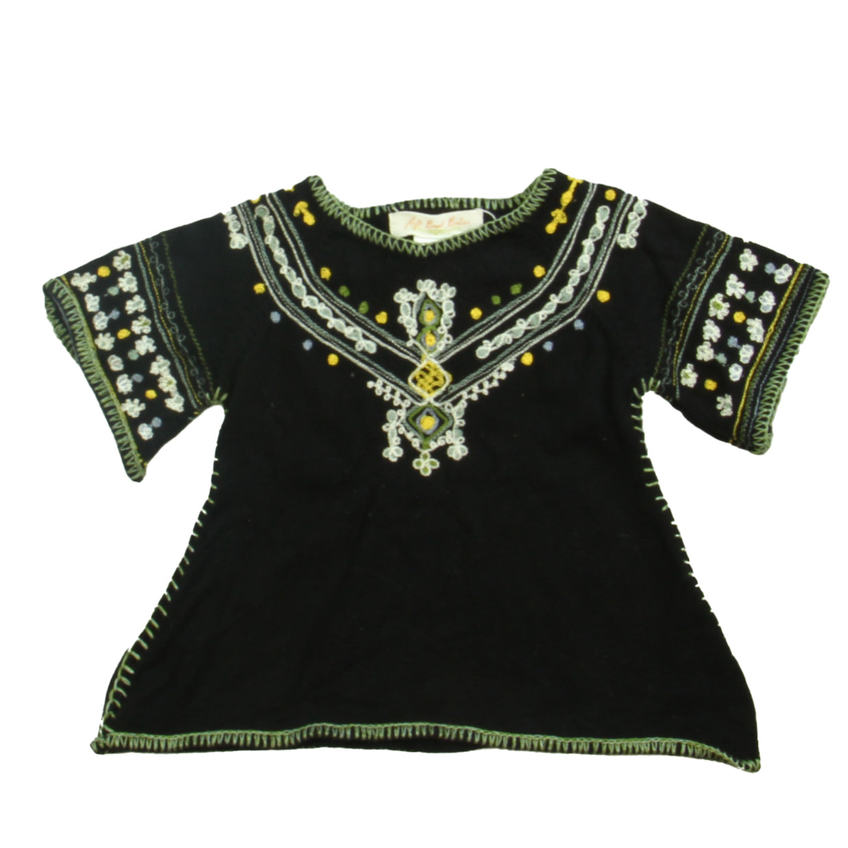 Left Bank Babies Girls Black Sweater Dress Size: 6-12 Months Black
