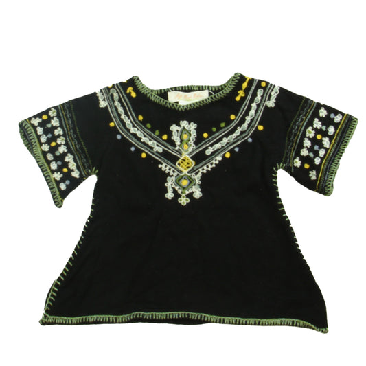 Left Bank Babies Girls Black Sweater Dress Size: 6-12 Months Black
