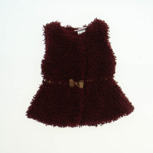 Little Lass Girls Burgundy Dress Size: 12M Burgundy