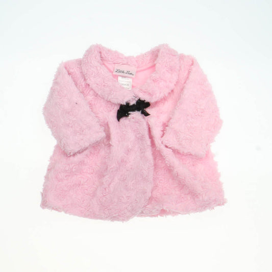 Little Lass Girls Pink Jacket Size: 3-6 Months Pink