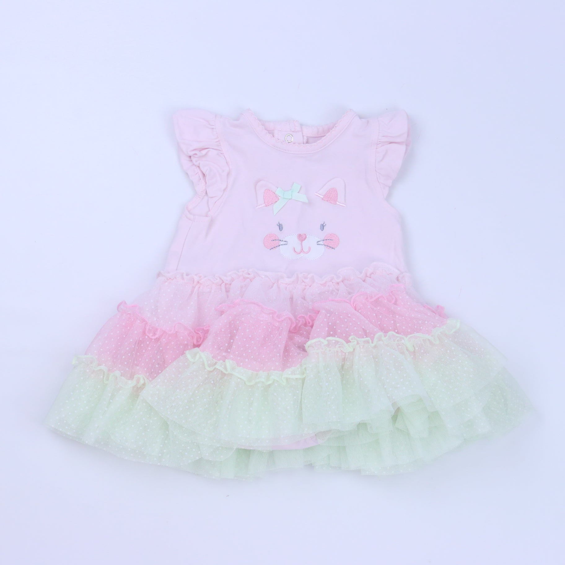 Little Me Girls Pink Dress Size: 6 Months Pink