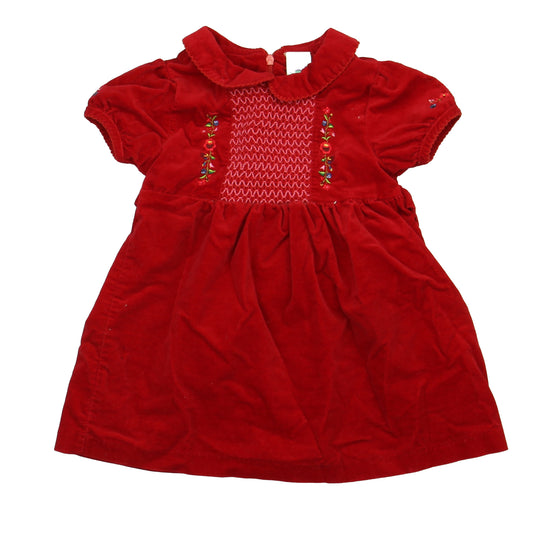 Little Me Girls Red Dress Size: 12-18 Months Red