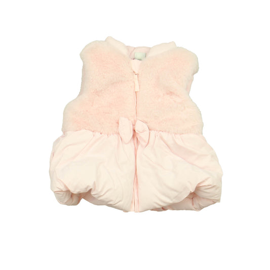 Little Me Girls Pink Vest Size: 12 Months Pink