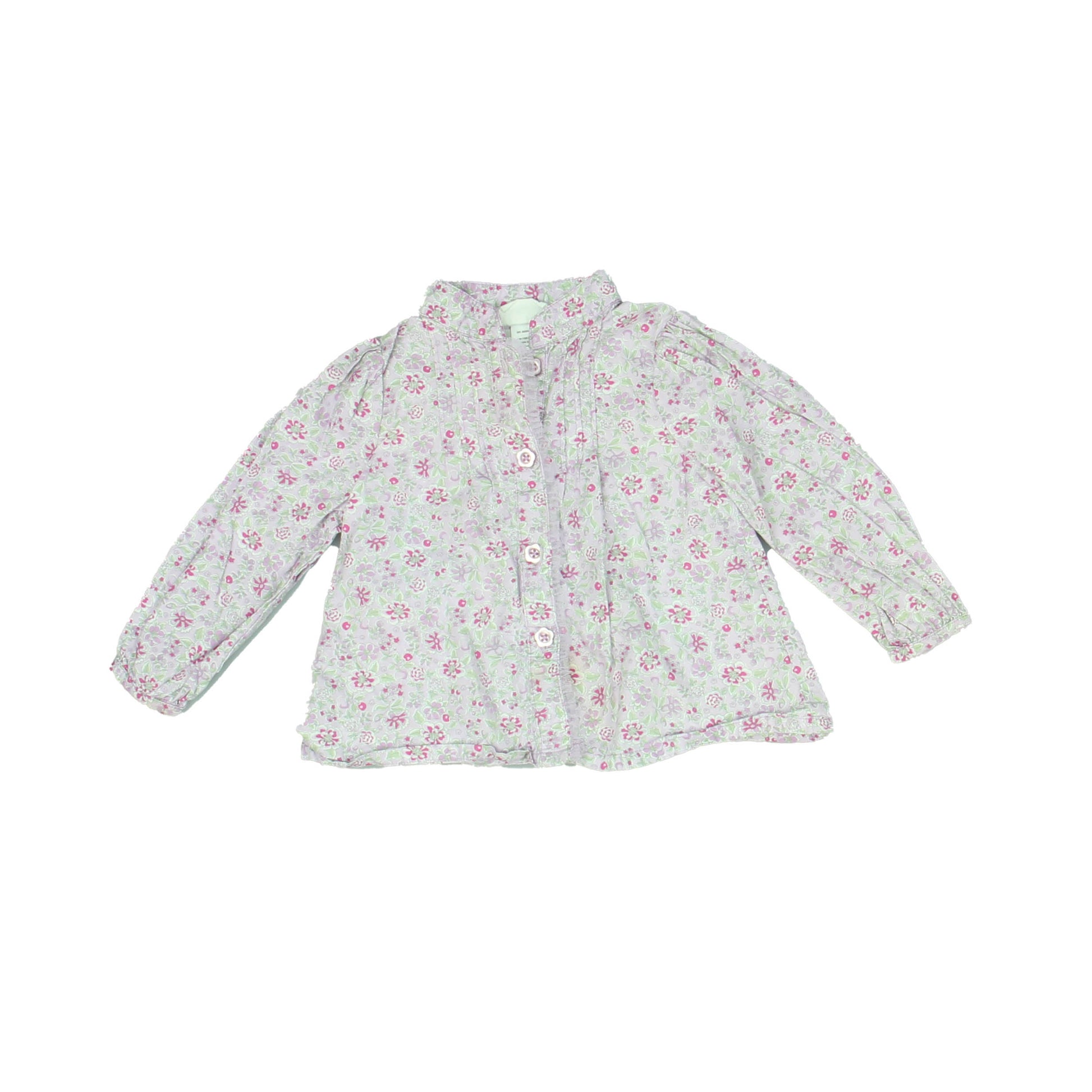 Little Me Girls Purple Blouse Size: 18 Months Purple
