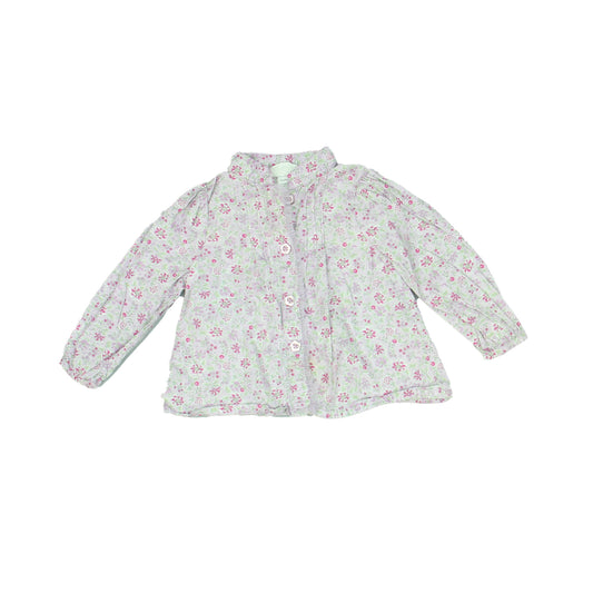 Little Me Girls Purple Blouse Size: 18 Months Purple