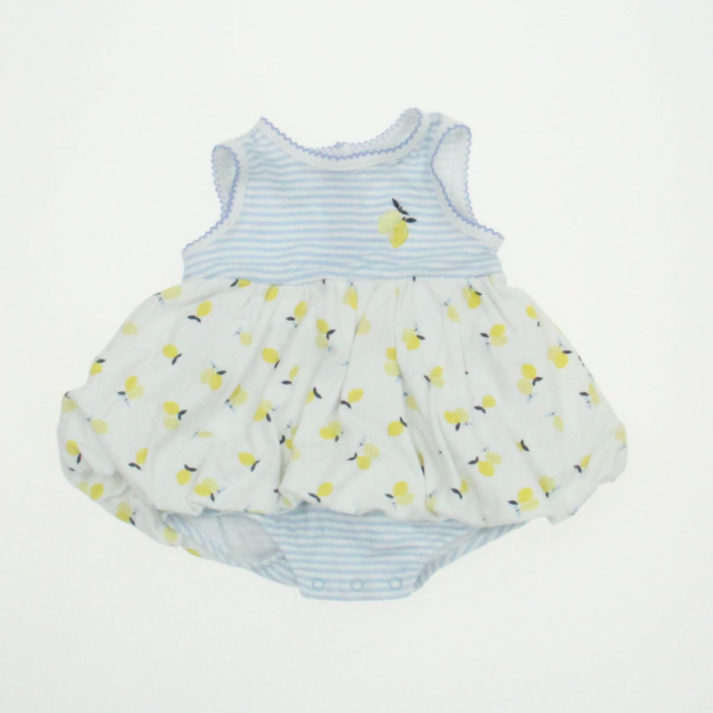 Little Me Girls White | Lemons Onesie Size: 3 Months White | Lemons