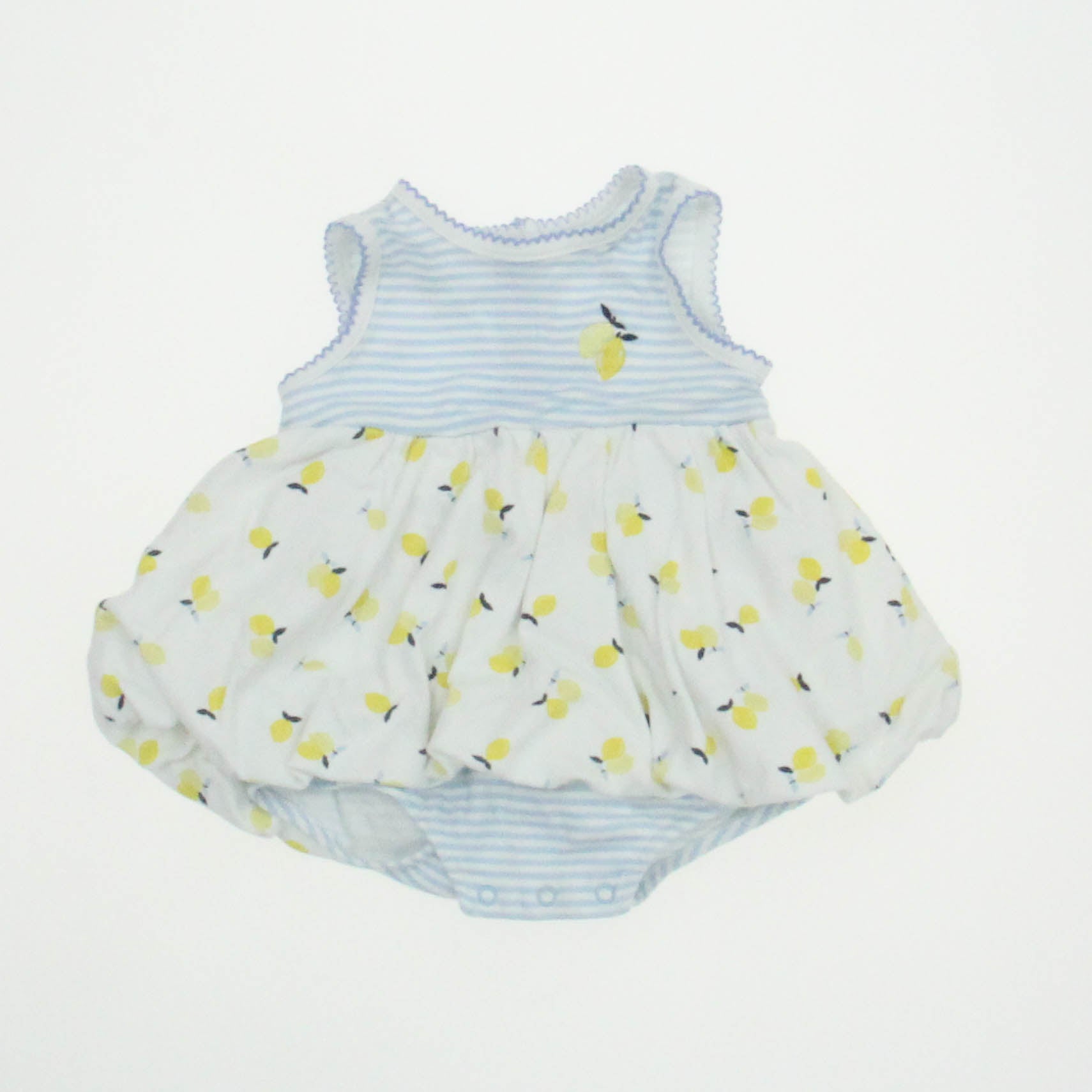 Little Me Girls White | Lemons Onesie Size: 3 Months White | Lemons