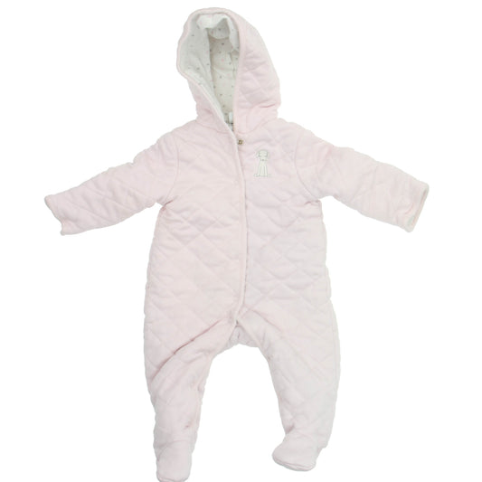 Little Me Girls Pink Bunting Size: 6-9 Months Pink