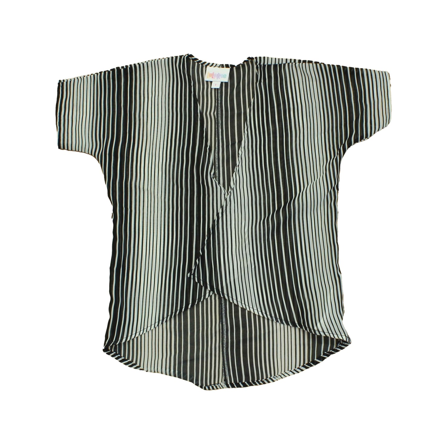 LuLaRoe Girls Black | White Blouse Size: 12 Months Black | White