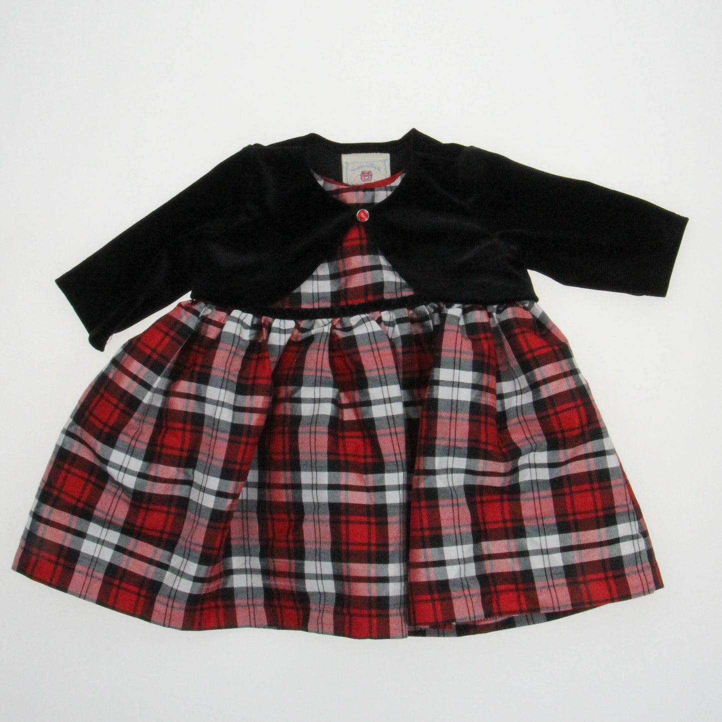 Marmellata Girls Black|Red Special Occasion Dress Size: 6-9 Months Black|Red