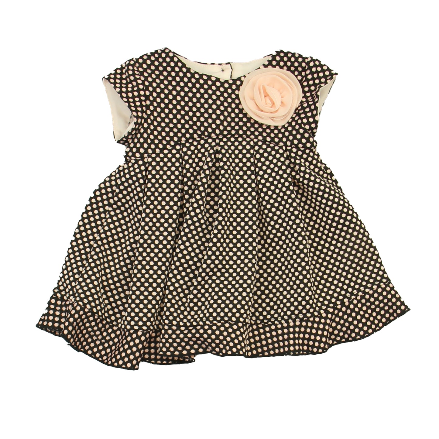 Marmellata Girls Brown | Pink Special Occasion Dress Size: 6-9 Months Brown | Pink