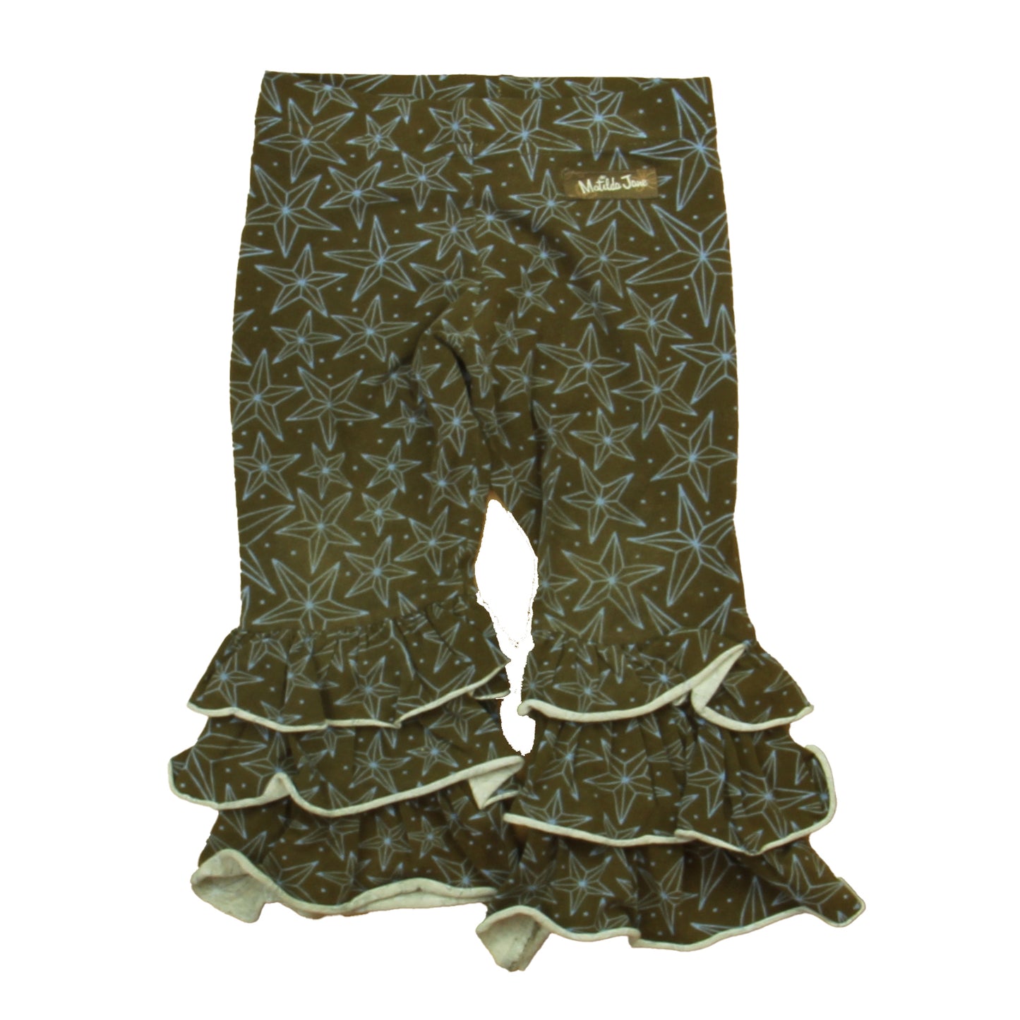 Matilda Jane Girls Brown | Blue Leggings Size: 18 Months Brown | Blue