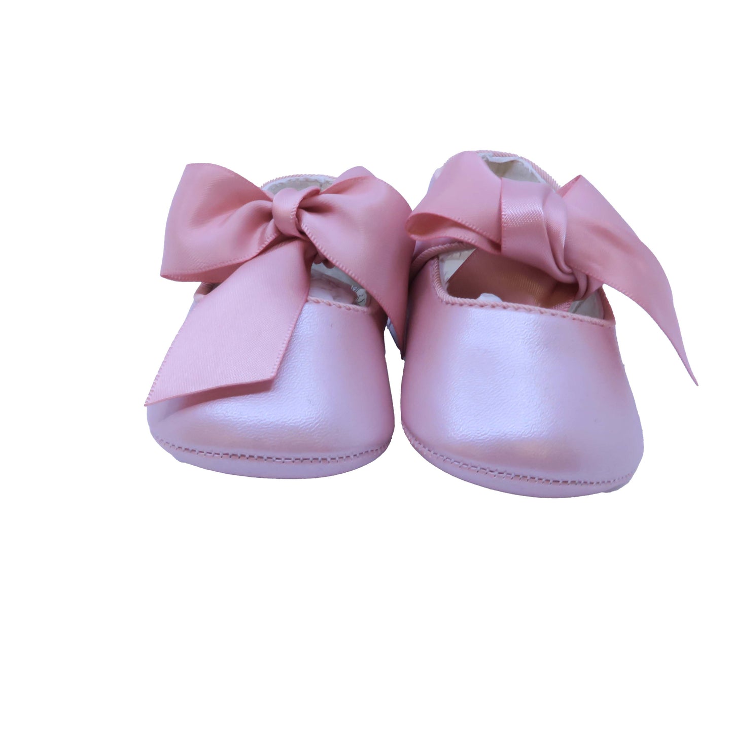 Mayoral Girls Pink Booties Size: 1 Infant