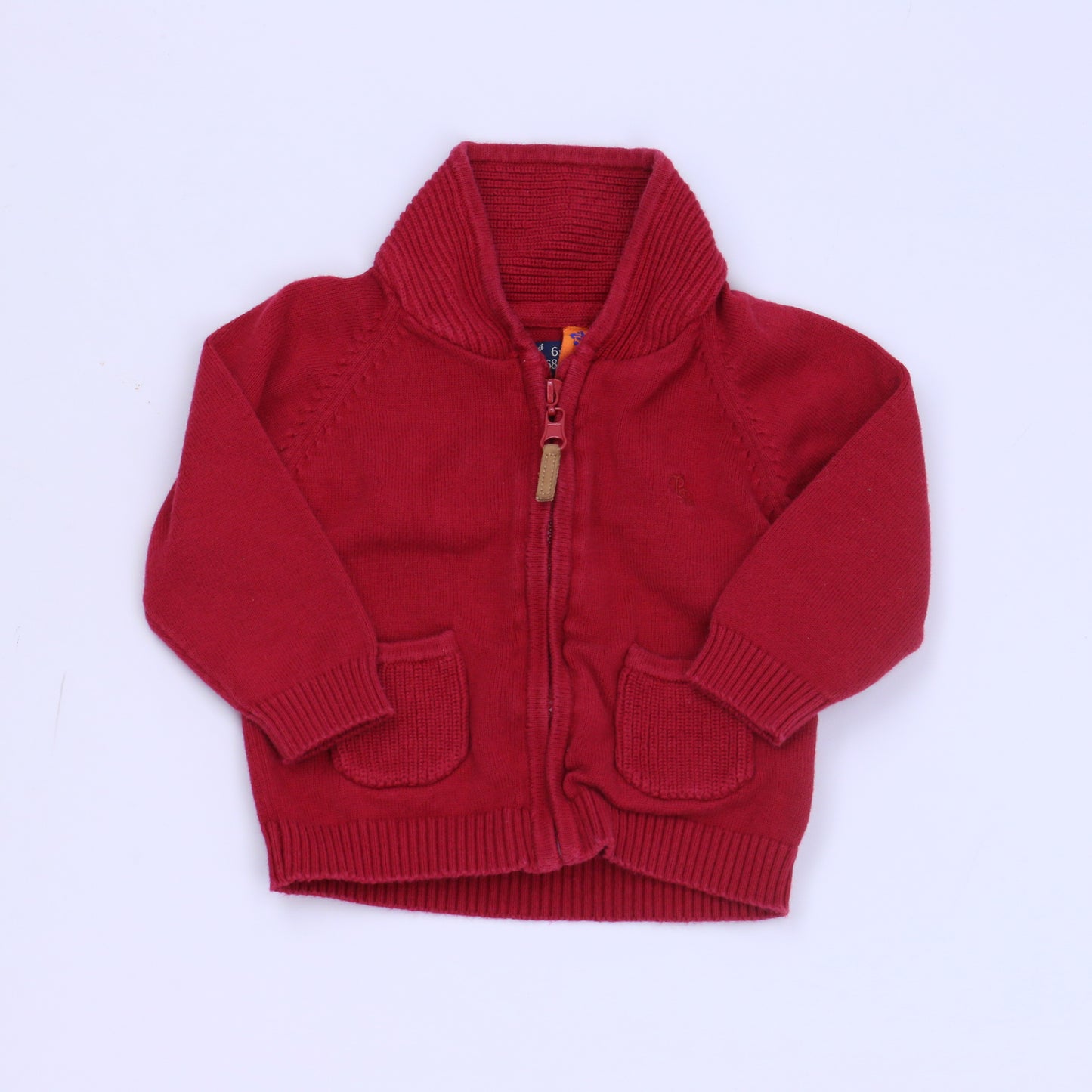 Mayoral Boys Red Cardigan Size: 6 Months Red