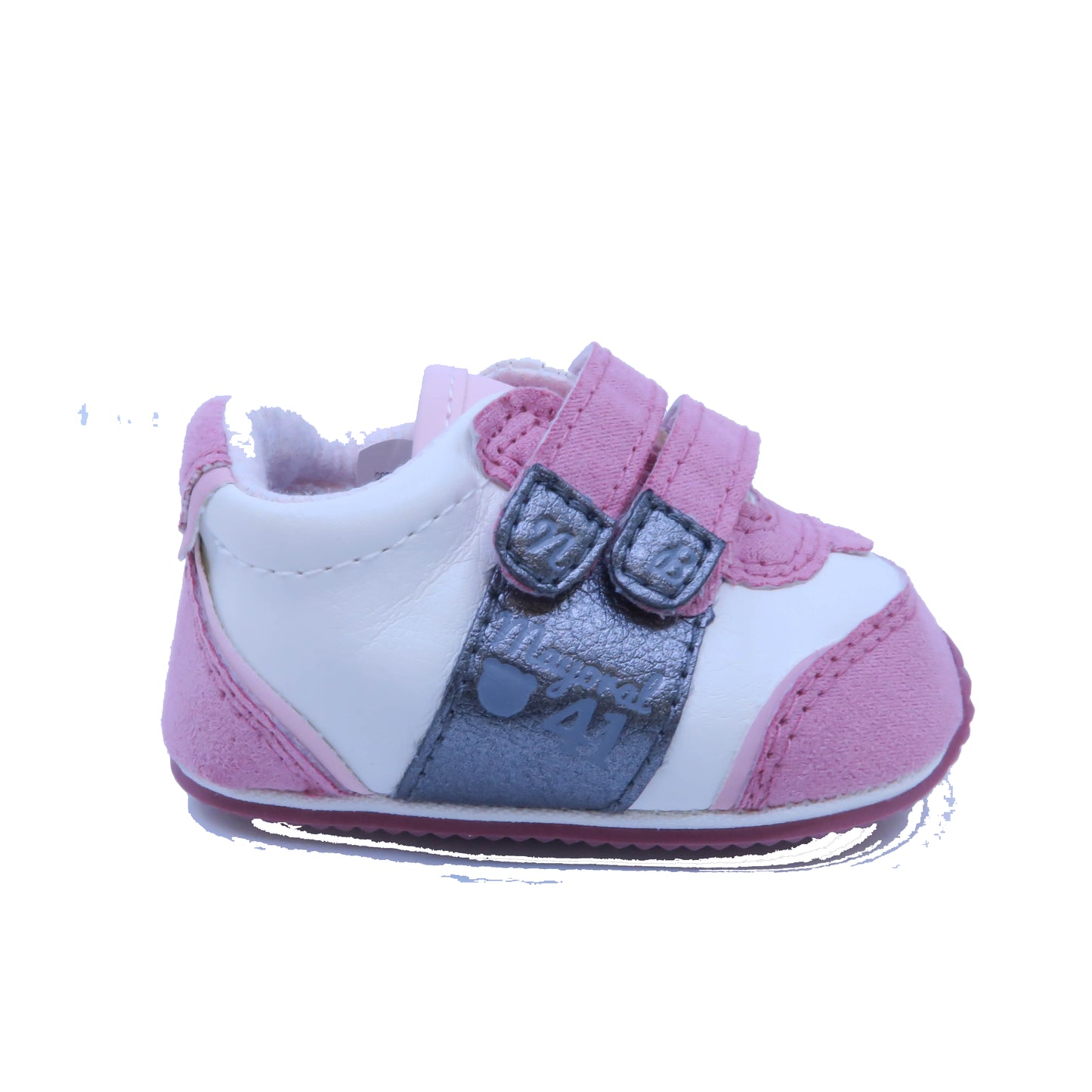 Mayoral Girls Pink | White Shoes Size: Newborn Pink | White