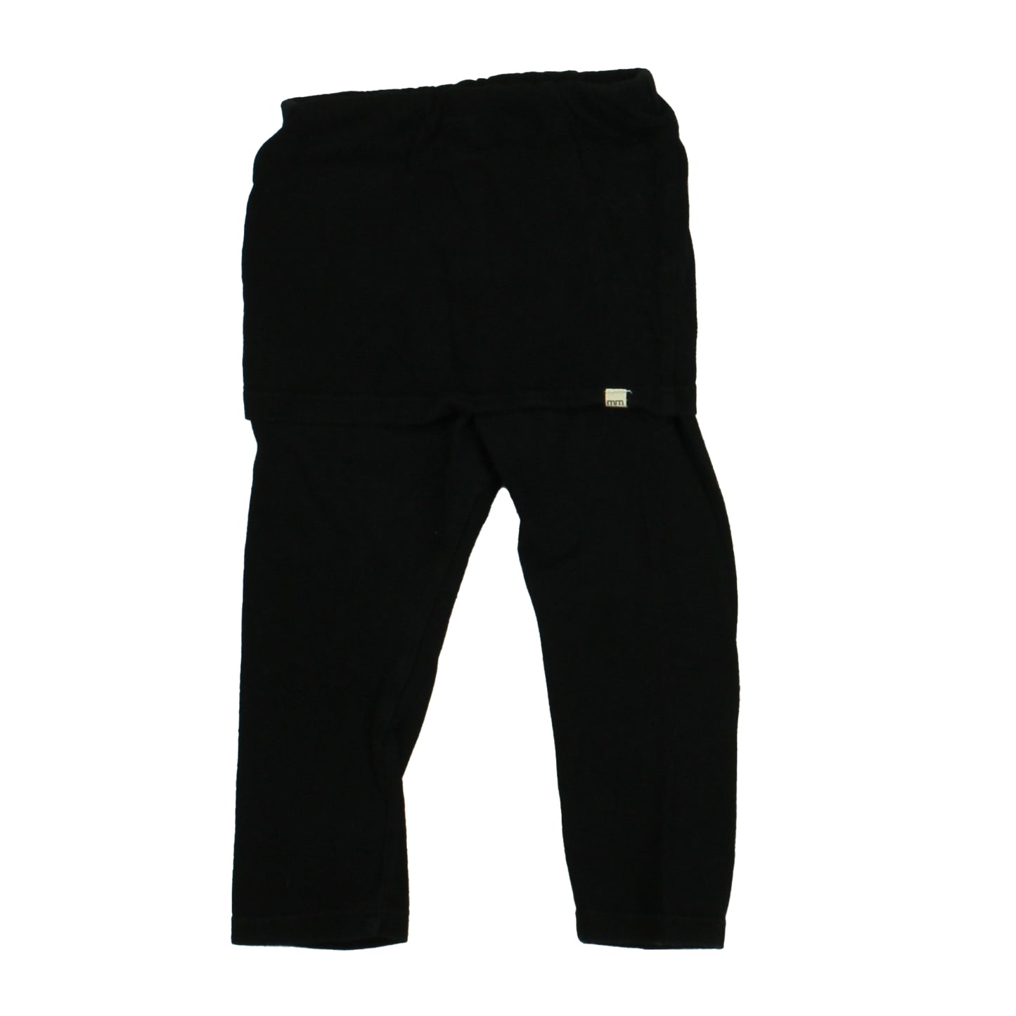 Mini Mioche Girls Black Leggings Size: 18-24 Months Black
