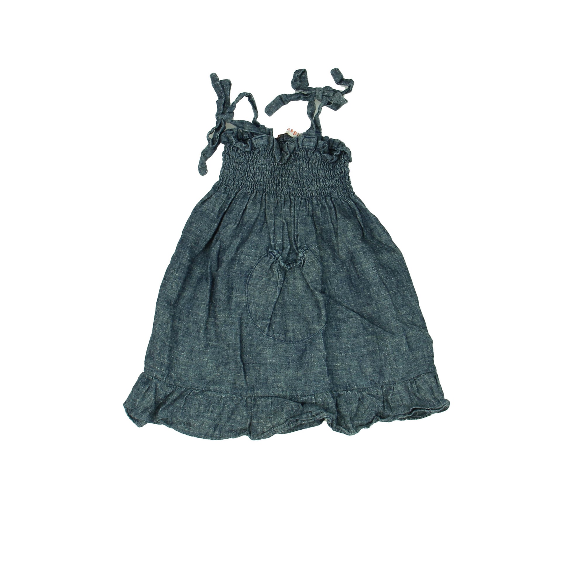 Modaspia Girls Blue Dress Size: 6-12 Months Blue