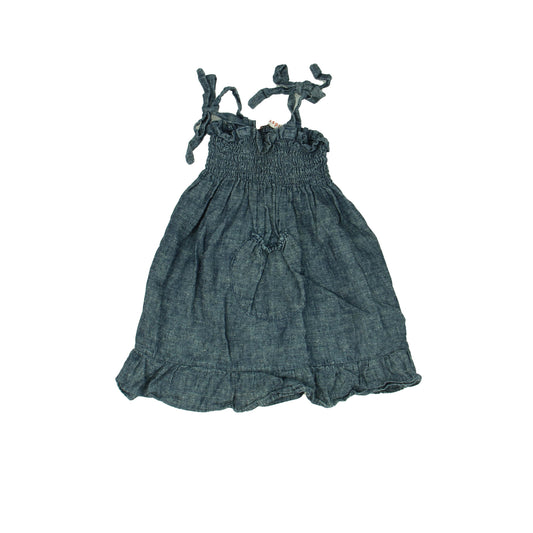 Modaspia Girls Blue Dress Size: 6-12 Months Blue