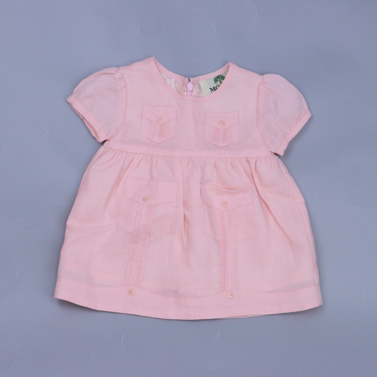 Mojito Girls Pink Dress Size: 0-3 Months Pink