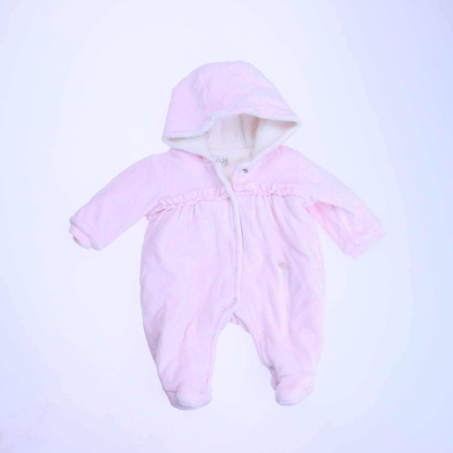 Monna Rose Girls Pink Bunting Size: 0-3 Months Pink