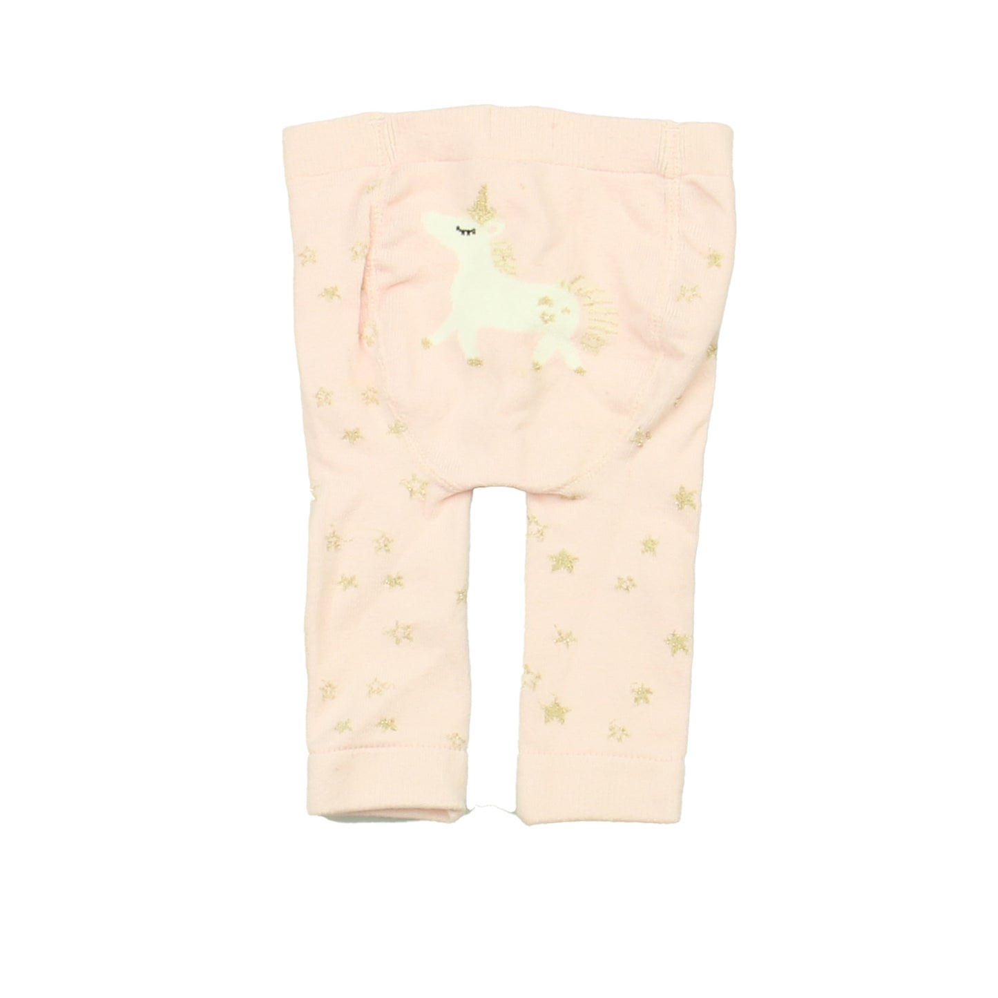 Mudpie Girls Pink | Gold Tights Size: 0-6 Months Pink | Gold